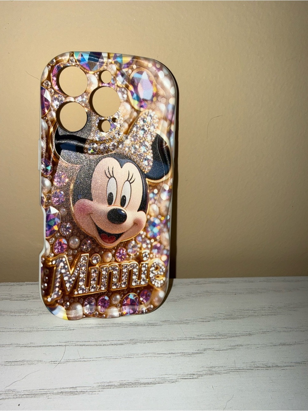 Minnie Mouse Glitter Phone Case - iPhone 16 pro